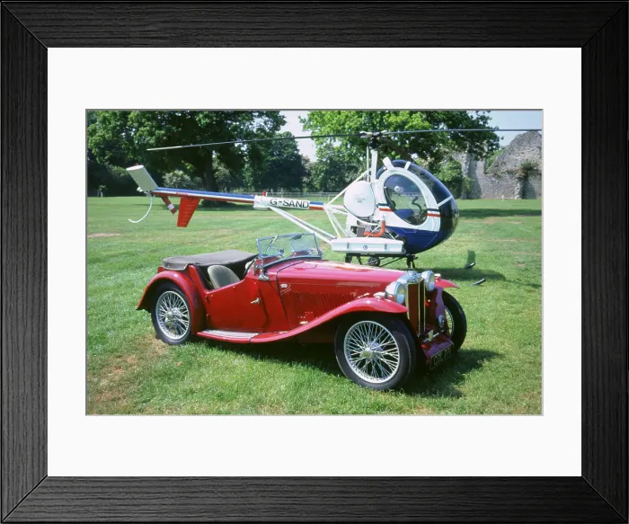 Framed Print : 1938 MG TA