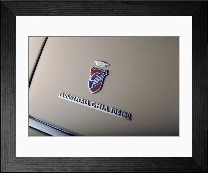 Framed Print : Dual Ghia 1957. Artist: Simon Clay Framed Print : Dual Ghia 1957. Artist: Simon Clay