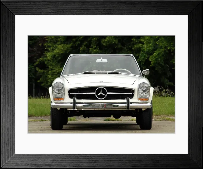 Framed Print : 1966 Mercedes Benz 230 SL Framed Print : 1966 Mercedes Benz 230 SL