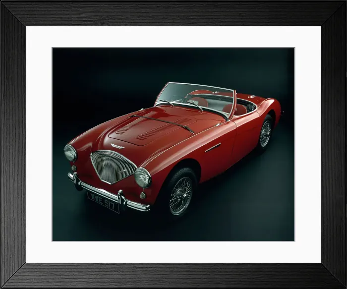 Framed Print : 1956 Austin Healey 100-BM2 car Framed Print : 1956 Austin Healey 100-BM2 car