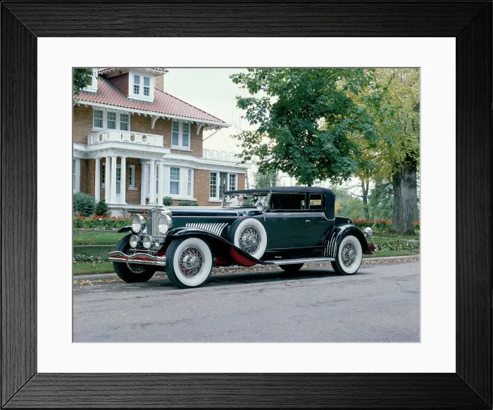 Framed Print : A 1931 Duesenberg J Convertible Victoria Framed Print : A 1931 Duesenberg J Convertible Victoria