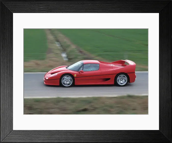Framed Print : 1996 Ferrari F50 Framed Print : 1996 Ferrari F50