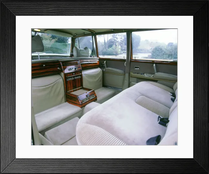 Framed Print : 1970 Mercedes Benz 600 Pullman Limousine