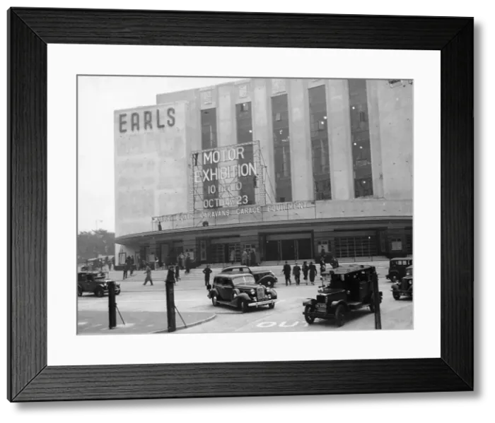 Framed Print : Earls Court Motor Exhibition, 1937 Framed Print : Earls Court Motor Exhibition, 1937