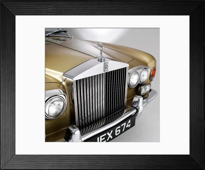 Framed Print : 1975 Rolls Royce Corniche convertible Framed Print : 1975 Rolls Royce Corniche convertible