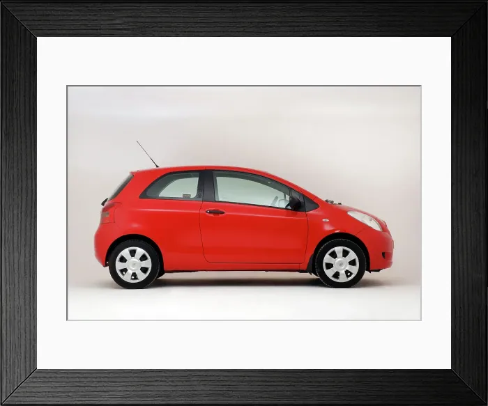Framed Print : 2006 Toyota Yaris Framed Print : 2006 Toyota Yaris