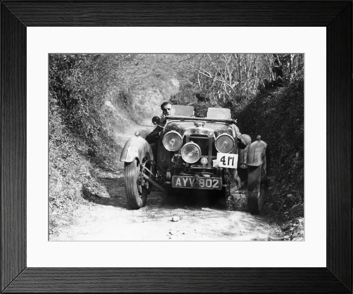 Framed Print : 1934 Aston Martin Le Mans, possibly a MK II, (1934?) Framed Print : 1934 Aston Martin Le Mans, possibly a MK II, (1934?)