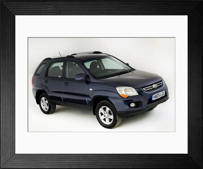 Framed Print : 2009 Kia Sportage XS Framed Print : 2009 Kia Sportage XS