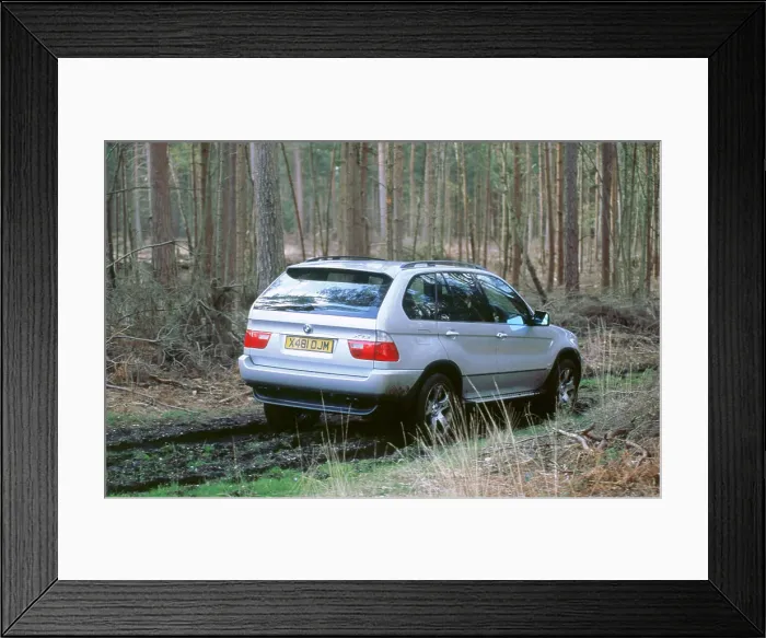 Framed Print : 2001 BMW X5 4.4i