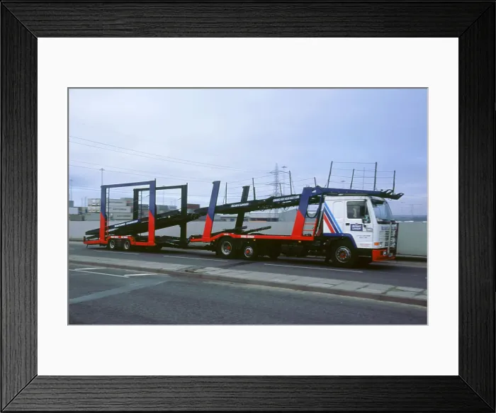 Framed Print : Volvo car transporter 1999 Framed Print : Volvo car transporter 1999