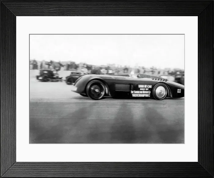 Framed Print : Sunbeam 1000hp World Land speed record attempt at Daytona 1927 Framed Print : Sunbeam 1000hp World Land speed record attempt at Daytona 1927
