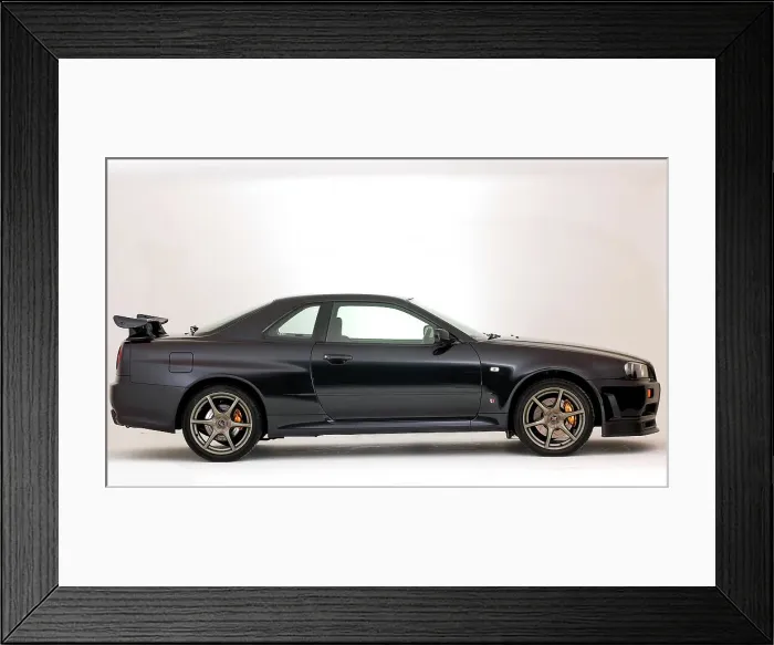 Framed Print : 1999 Nissan Skyline GTR-34 Framed Print : 1999 Nissan Skyline GTR-34