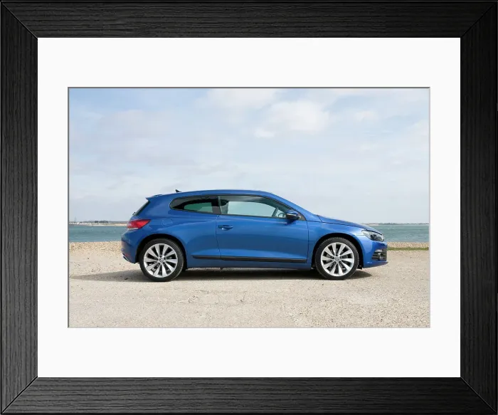 Framed Print : 2009 Volkswagen Scirocco 2.0 GT TSi Framed Print : 2009 Volkswagen Scirocco 2.0 GT TSi