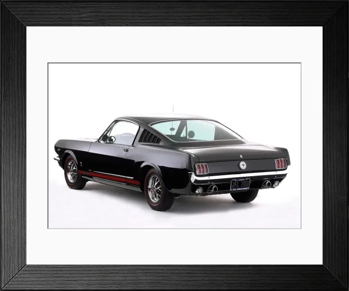 Framed Print : 1966 Ford Mustang 289 GT Framed Print : 1966 Ford Mustang 289 GT