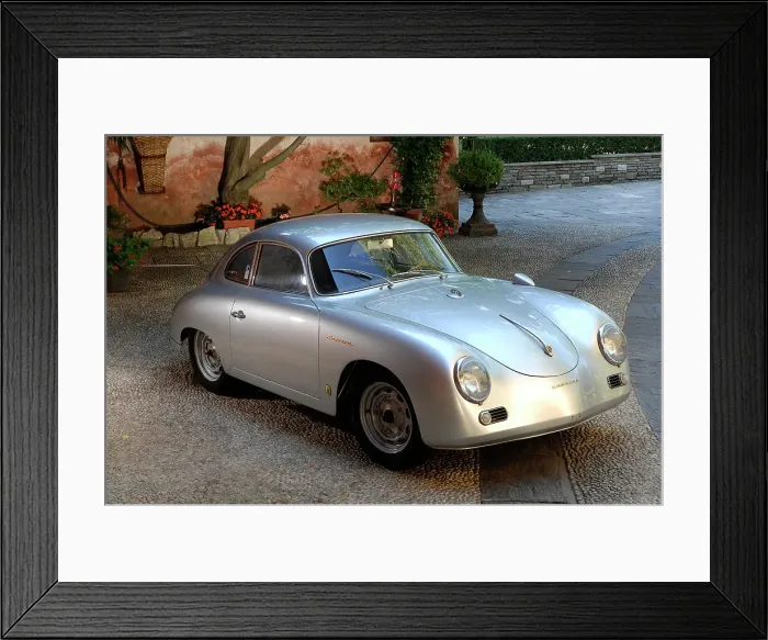 Framed Print : 1956 Porsche 356 A 1599 GS Carrera Framed Print : 1956 Porsche 356 A 1599 GS Carrera