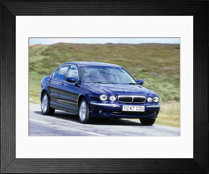 Framed Print : 2001 Jaguar X type 2.5 Framed Print : 2001 Jaguar X type 2.5