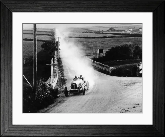 Framed Print : Talbot Darracq in action, Isle of Man TT race, 1922 Framed Print : Talbot Darracq in action, Isle of Man TT race, 1922