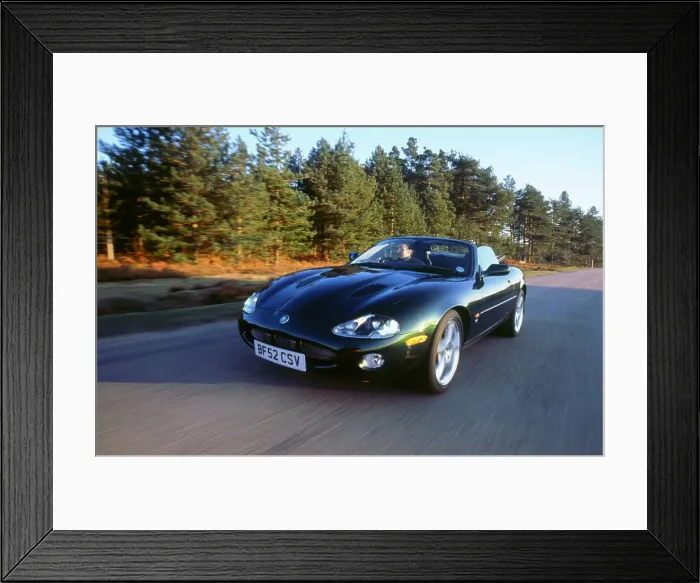 Framed Print : 2002 Jaguar XKR convertible Framed Print : 2002 Jaguar XKR convertible