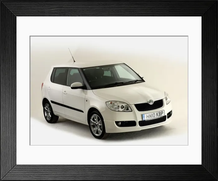 Framed Print : 2010 Skoda Fabia HTP Framed Print : 2010 Skoda Fabia HTP