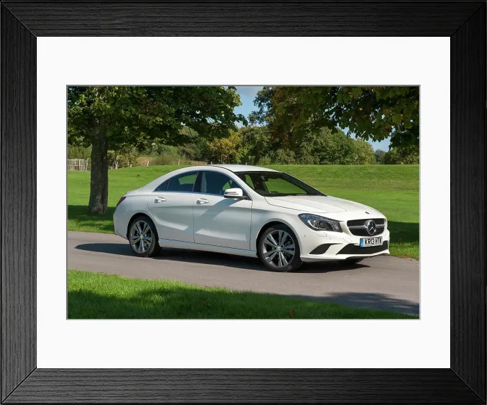 Framed Print : 2013 Mercedes Benz CLA 180 Sport Framed Print : 2013 Mercedes Benz CLA 180 Sport