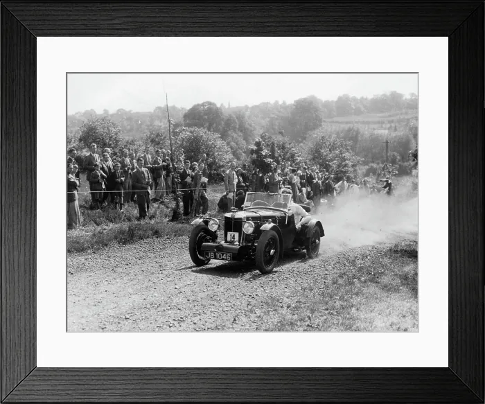 Framed Print : MG K3 Magnette prototype, Amersham hill climb Framed Print : MG K3 Magnette prototype, Amersham hill climb