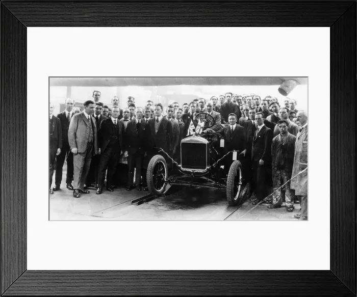 Framed Print : 250, 000th Model T Ford produced at Manchester, 1925 Framed Print : 250, 000th Model T Ford produced at Manchester, 1925