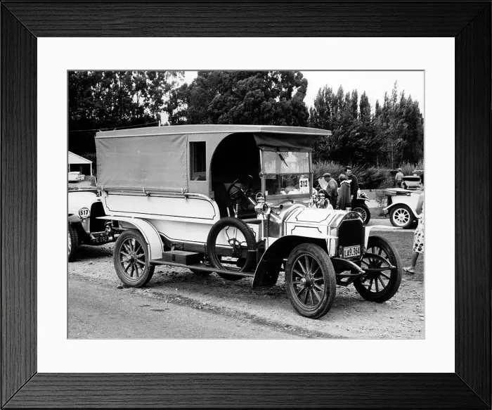 Framed Print : 1912 Unic van Framed Print : 1912 Unic van