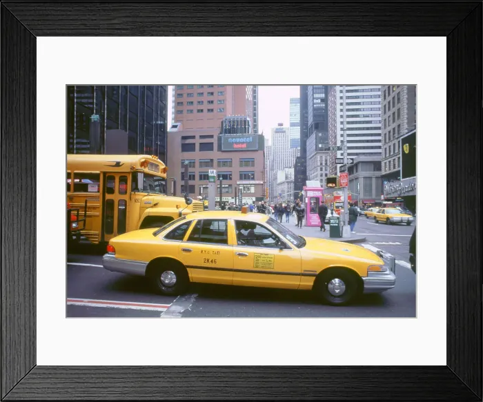 Framed Print : New York yellow cab Framed Print : New York yellow cab