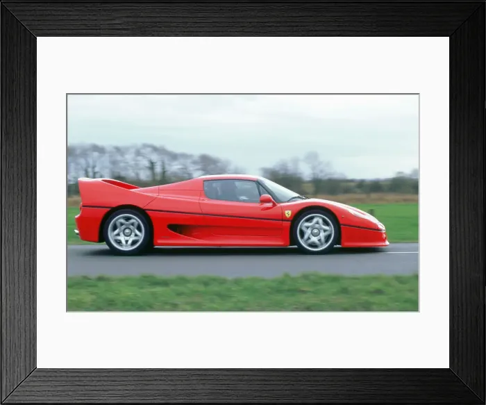 Framed Print : 1996 Ferrari F50 Framed Print : 1996 Ferrari F50