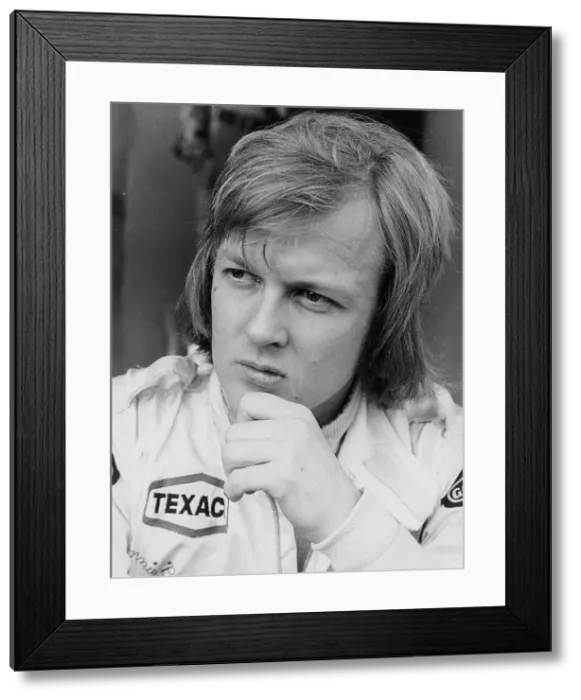 Framed Print : Ronnie Peterson, 1973 Framed Print : Ronnie Peterson, 1973