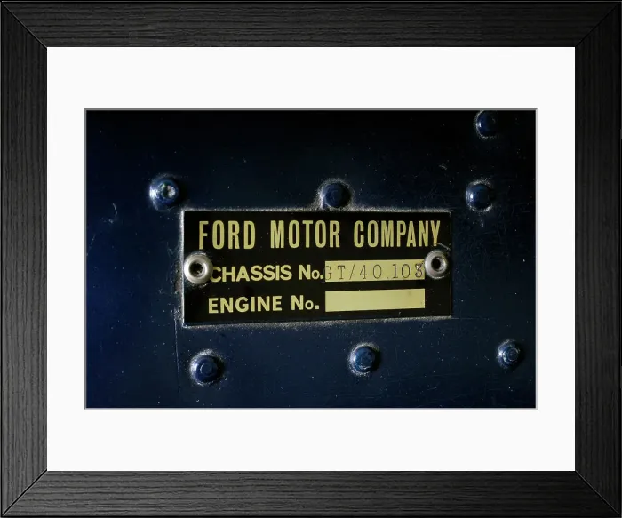 Framed Print : Ford GT40 Daytona prototype 1965. Artist: Simon Clay Framed Print : Ford GT40 Daytona prototype 1965. Artist: Simon Clay