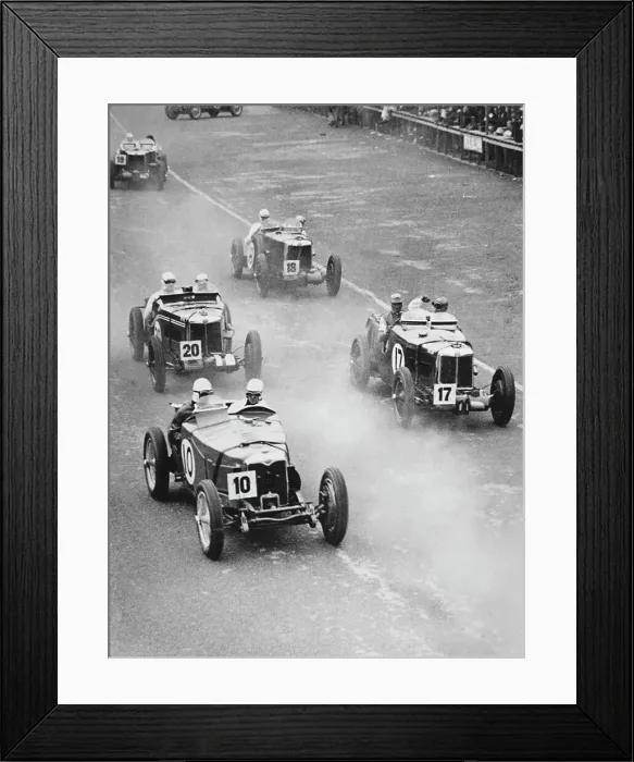 Framed Print : 1933 Ulster TT, MG Magnette K3 Nuvolari, car number 17, trails Riley Framed Print : 1933 Ulster TT, MG Magnette K3 Nuvolari, car number 17, trails Riley