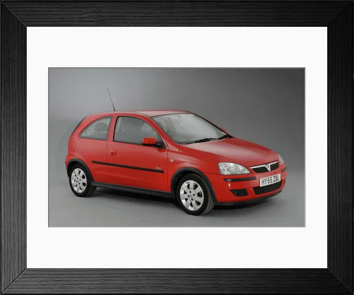 Framed Print : 2005 Vauxhall Corsa 1.2 Framed Print : 2005 Vauxhall Corsa 1.2