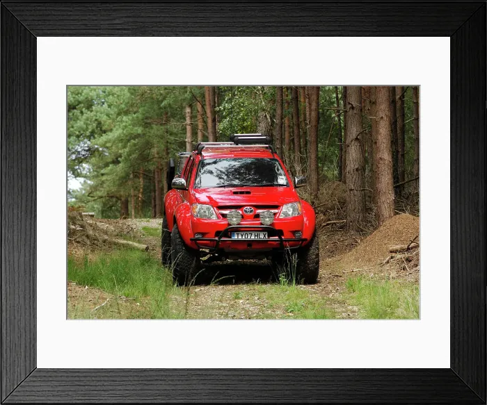 Framed Print : 2007 Toyota HiLux Arctic Explorer Framed Print : 2007 Toyota HiLux Arctic Explorer