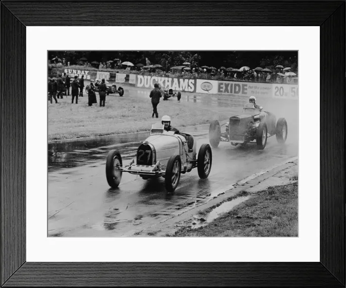 Framed Print : Neil Corner in a Bugatti at Oulton Park, Cheshire, June 1968 Framed Print : Neil Corner in a Bugatti at Oulton Park, Cheshire, June 1968