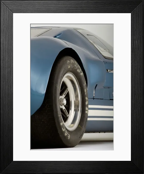 Framed Print : Ford GT40 Daytona prototype 1965. Artist: Simon Clay Framed Print : Ford GT40 Daytona prototype 1965. Artist: Simon Clay