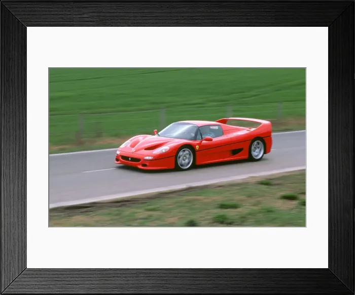Framed Print : 1996 Ferrari F50 Framed Print : 1996 Ferrari F50