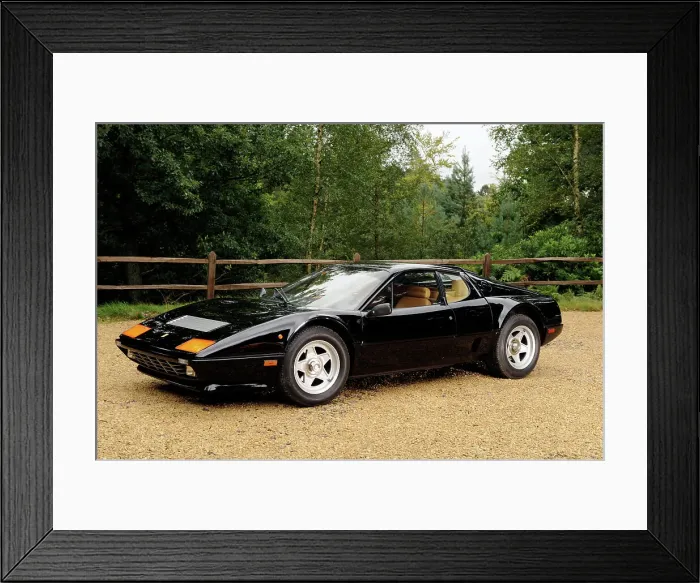 Framed Print : Ferrari 512i Berlinetta Boxer 1981. Artist: Simon Clay Framed Print : Ferrari 512i Berlinetta Boxer 1981. Artist: Simon Clay