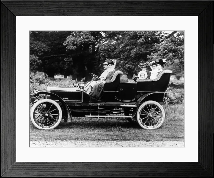 Framed Print : 1906 Thornycroft 30 hp car, (c1906?) Framed Print : 1906 Thornycroft 30 hp car, (c1906?)