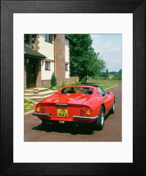Framed Print : 1973 FerrariDino 246 GTS Framed Print : 1973 FerrariDino 246 GTS
