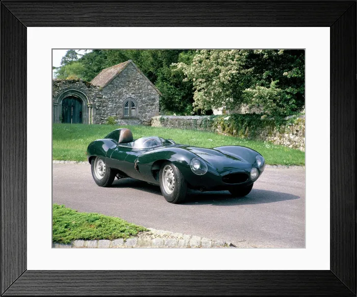 Framed Print : 1954 Jaguar D Type Framed Print : 1954 Jaguar D Type