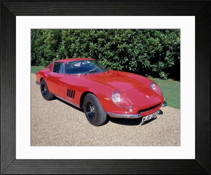 Framed Print : A 1966 Ferrari 275 GTB Framed Print : A 1966 Ferrari 275 GTB