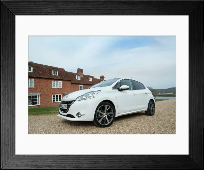 Framed Print : 2014 Peugeot 208 Hdi Framed Print : 2014 Peugeot 208 Hdi