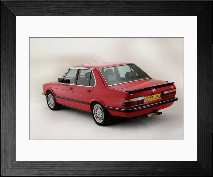 Framed Print : 1987 BMW M5