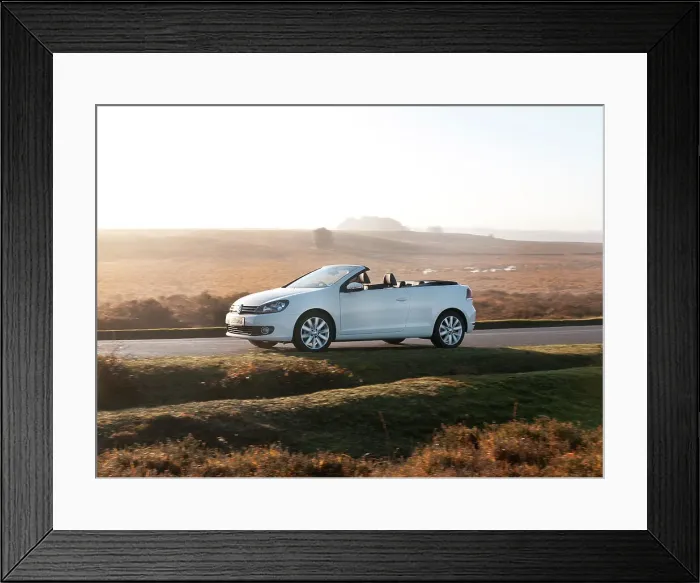Framed Print : 2011 VW Golf Tdi Cabriolet Framed Print : 2011 VW Golf Tdi Cabriolet