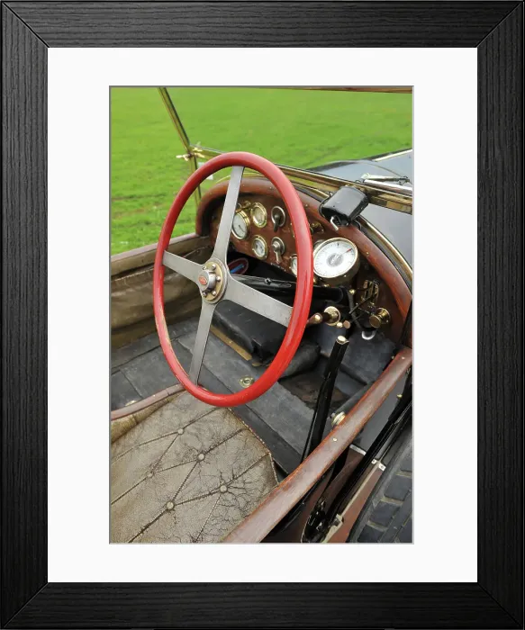 Framed Print : Bugatti T18 Black Bess 1913. Artist: Simon Clay