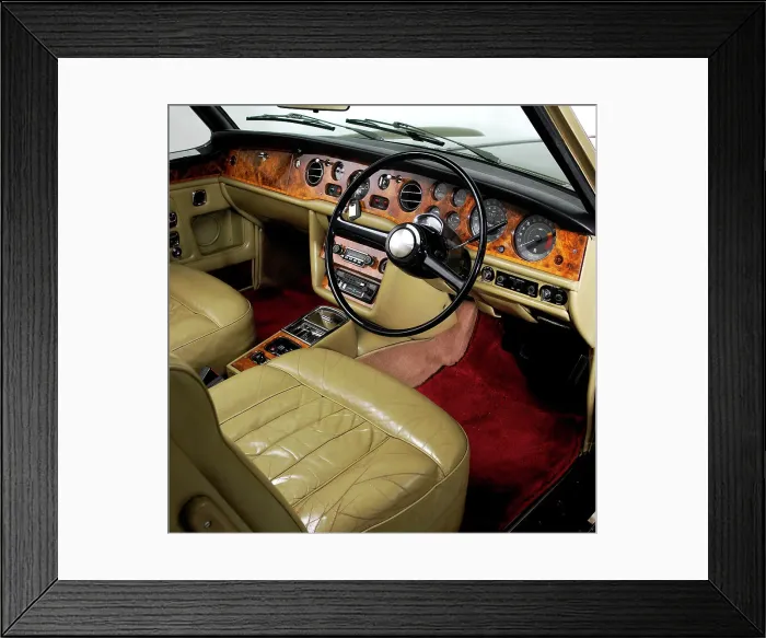 Framed Print : 1975 Rolls Royce Corniche convertible Framed Print : 1975 Rolls Royce Corniche convertible
