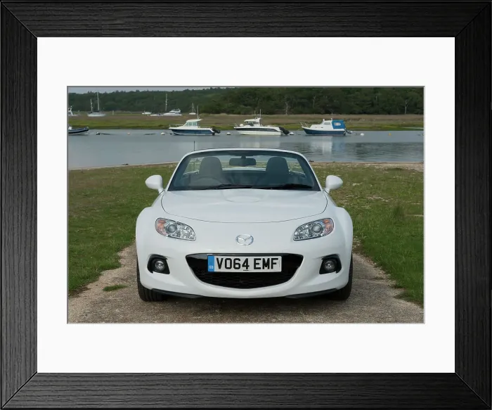 Framed Print : 2014 Mazda MX5 Roadster Coupe Framed Print : 2014 Mazda MX5 Roadster Coupe