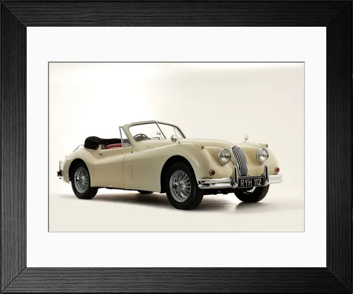 Framed Print : 1955 Jaguar XK140 Framed Print : 1955 Jaguar XK140