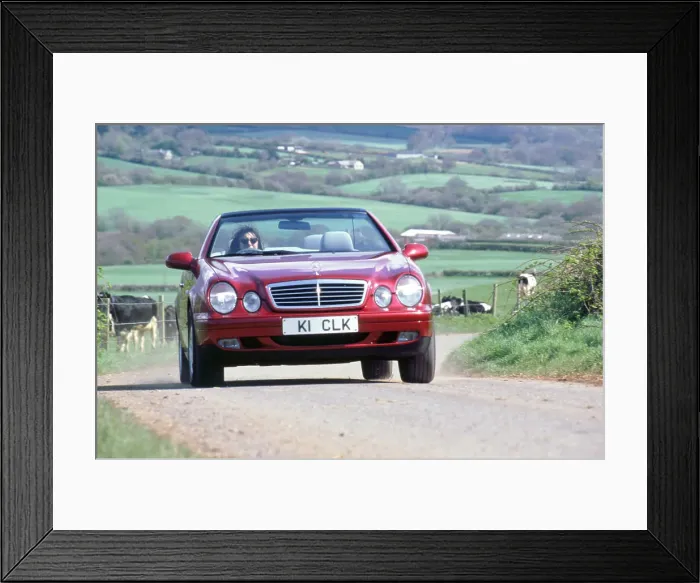 Framed Print : 1999 Mercedes Benz CLK 320 cabriolet Framed Print : 1999 Mercedes Benz CLK 320 cabriolet